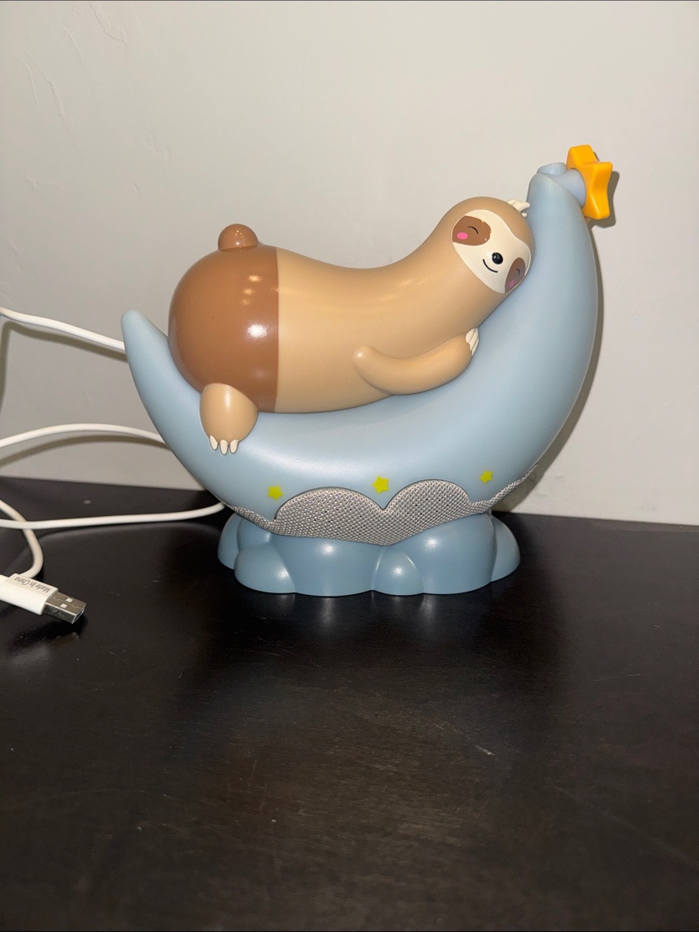 FAO Schwarz Blue Moon Sloth Night Light Speaker